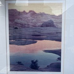 Rick Preston Original Signed Photograph Navaho water pocket