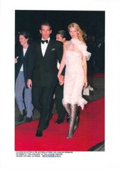 Press Photo. MLE10508. Approximately 30×20 Cm. Claudia Shiffer. Tim Jeffries.