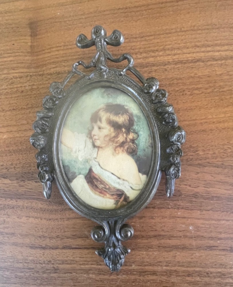 Vintage Italian Small Frame With Portrait