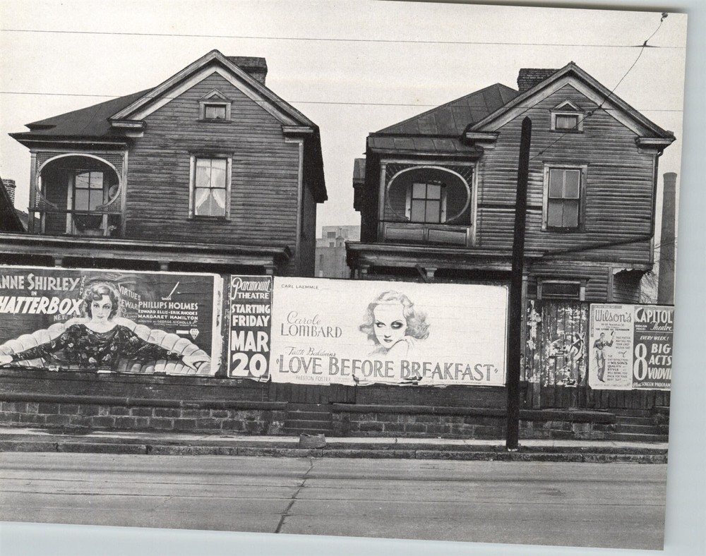 1938 Walker Evans Americana Atlanta Movie Posters Street Original Photo Gravure