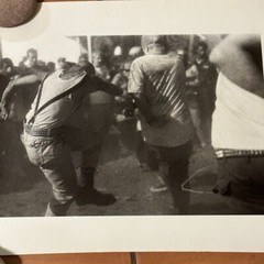 Photograph Silver Gelatin Print Janine Gordon 20×24″ B/W Mosh Pit SkinHead Skank