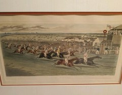 Antique H. Alkin «The Derby» (Tatten Corner) C Hunt Engraving