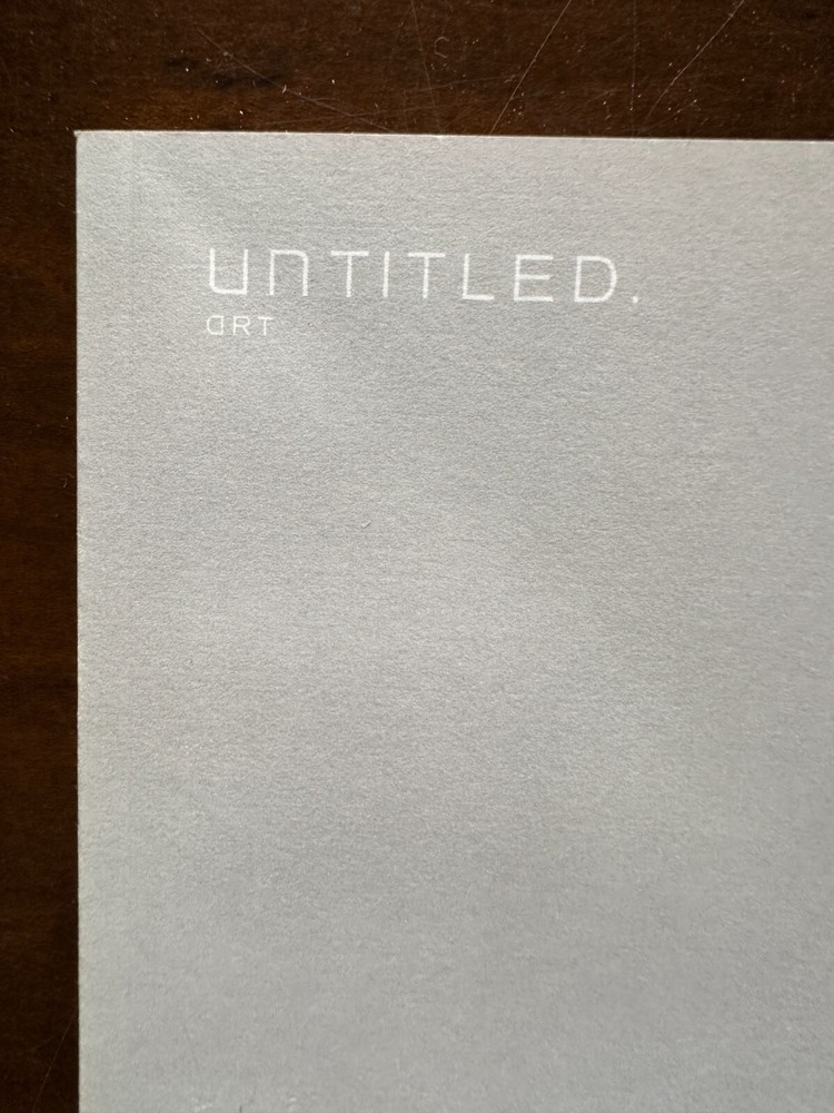 Untitled Art Show Miami Catalog 2012 VERY RARE