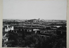 Analog Photo Print France Panorama Of Avignon 19X26Cm 1960