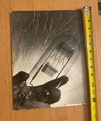 Vintage Photo Nicola Tesla? Electric Light Bulb Science 12+9 In Edison?