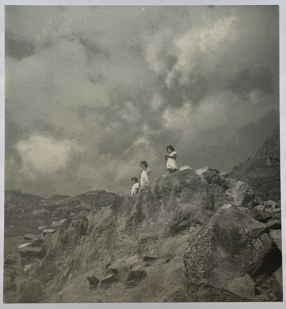 RARE Original Eleanor Parke Custis ‘Children of the Highland’ Bromide Photograph