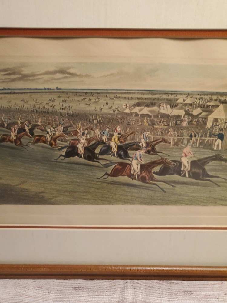 Antique H. Alkin «The Derby» (Tatten Corner) C Hunt Engraving