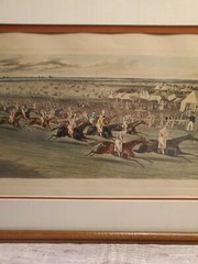 Antique H. Alkin «The Derby» (Tatten Corner) C Hunt Engraving