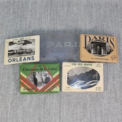 PARIS VINTAGE PHOTOGRAPHS Souvenir Photo Booklet Travel Postcard 1950s Mixed Lot