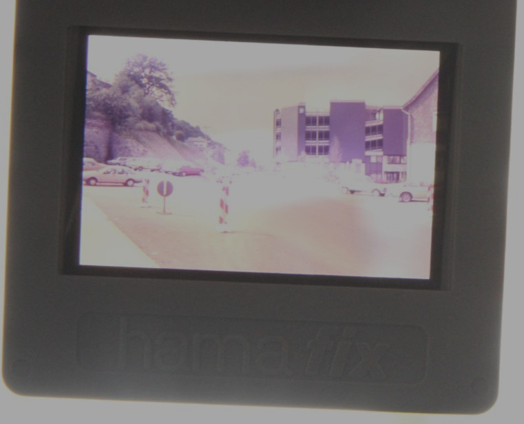 Photo negative slide Opel Ford VW Renault car auto vintage AW