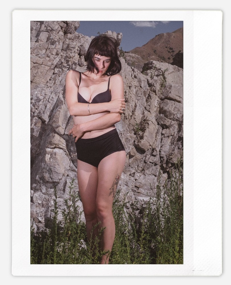 Art model Olive Glass Instax Wide Instant Film Print