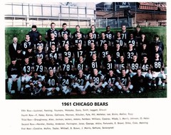 1961-bears-color 8×10 Colorized Print-FREE SHIPPING