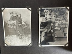 old photo album civilian with defects, civilian, /132