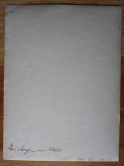 Signed Large Large Vintage Photo Photograph Old Photo Black and White Forest Trees