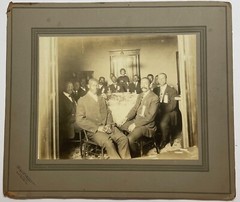 Antique Bryant Studio JOHN SWARTZ ‘African American Men’s Group’ Ft Worth PHOTO