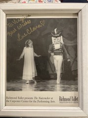 The Nutcracker Framed Photo Autographe/ Clara Richmond Virginia Ballet CHRISTMAS