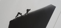 ALLAN TEGER Mountain Climbers, 1992 Bodyscapes LE 65/100 SIGNED Photograph 20×24