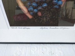 «Hands and Grapes»Sylvia Ernestina Vergara Photography Art 12″x15″Framed. PR2-11