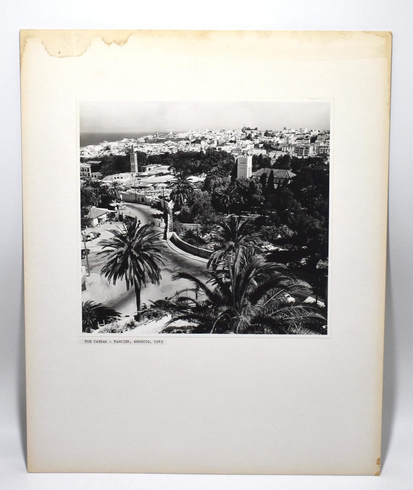 Vtg J.W. Howlett Black + White Photograph, ‘The Casbah – Tangier, Morocco, 1963’