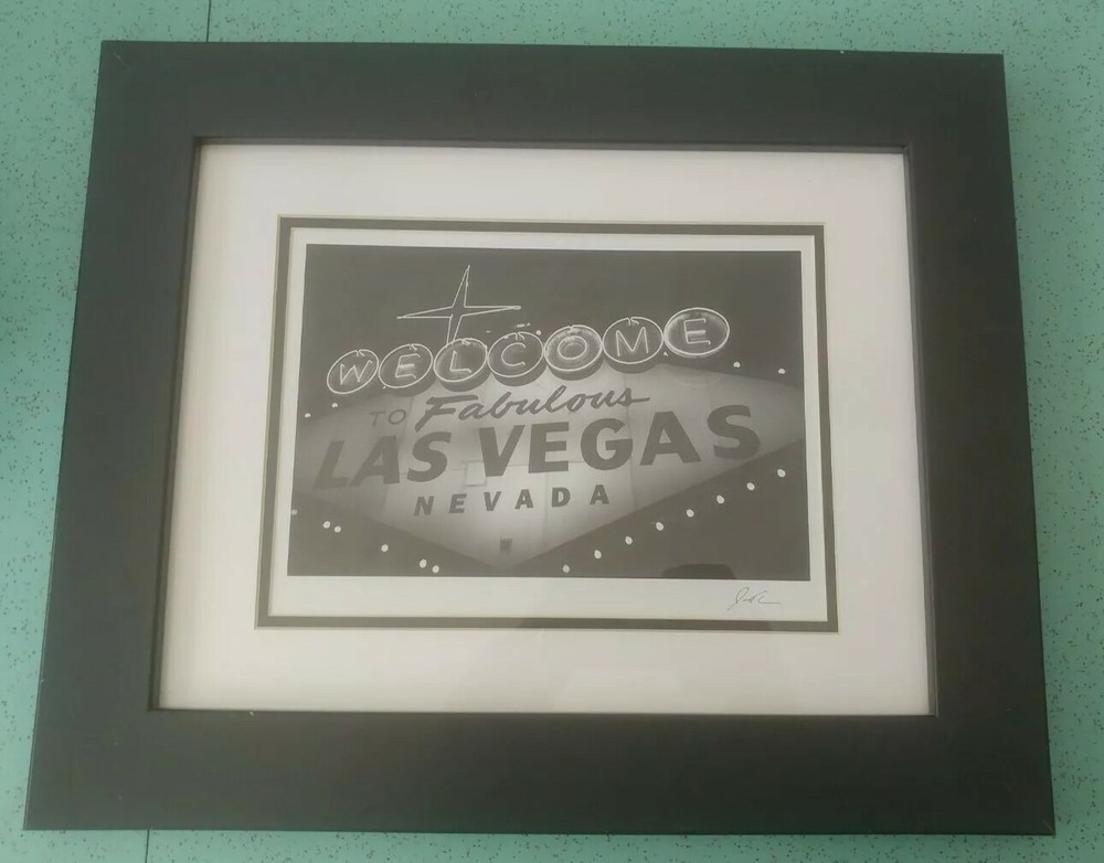 Welcome To Fabulous Las Vegas Nevada Framed Photograph Print Jesse Kalishe #3633