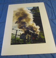 Mark Panza Digital Photo 2013 matted «House on Fire» Millvale Penns; 18″ x 24″