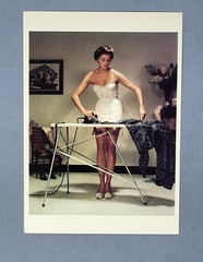 Ruzzie Green (1892-1956) Art Photo Print Card Ironing 1950s – Fotofolio 4.25”x6”