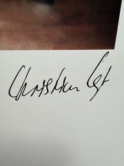 Christian Vogt Signed Photograph – Red Series Image- 17×13 C-Print