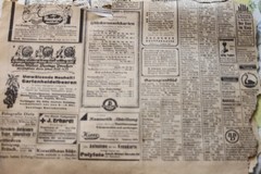 Photo Convoy WWII Paper Print Soldiers Military Paper 1940 Broken Document BG