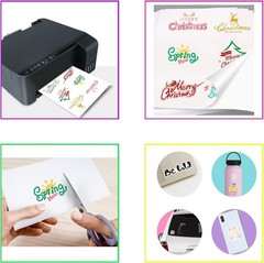 KODAK Photo Sticker Paper Glossy, 8.5”x11”, 50 Count, 120gsm 8.5 x 1