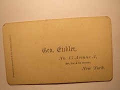 New York USA – Standing Little Boy – Statue – Backdrop Circa 1860s / CDV