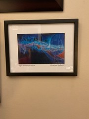 Robert K. Dori Night Horizon Dwellers 2011 Abstract Photo Print 13X10 Framed