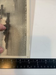 WWII Real 8 x 10 Photo 1943 Simpson Harbor, Battleship