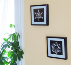 Snowtography- Vermont Snowflake Photography Prints- framed, matted, and signed