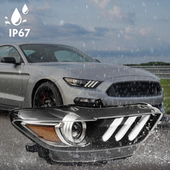 for Ford Mustang Headlight 2015 2016 2017 [Hid/Xenon Model] Headlamp (Headlight
