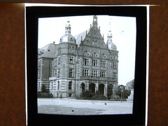 13 pieces historical photograph positive glass plate 8.5×8.5 cm Münster around 1915