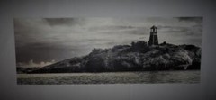 LIGHTHOUSE ON THE LAKE PHOTOGRAPHY 10″ X 28″ PRINT