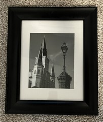 New Orleans Photography Print – Jackson Square French Quarter 8×10 Framed 1/49