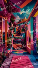 Digital Art Picture Image Photo Wallpaper Background Desktop AI – 3D Cubist JPG
