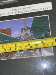 Matted Pictures of Chattanooga Choo Choo Station And Engine Tennessee 8”x11.5”