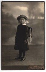 Photograph Karl Dietrich, Laufen / Salzach, sweet girl in dark dress with