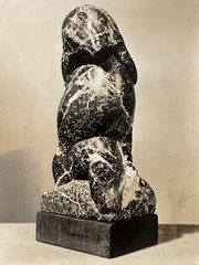 Japanese American Photographer Soichi Sunami Silver Gelatin Photo Of Sculpture