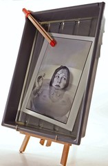 RueBoisLeVent 1971 DARKROOM SCULPTURE B&W PRINT by Guy Le Baube