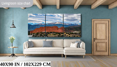 Legends Unveiled: Garden of the Gods and Pikes Peak Colorado Springs Wall Art