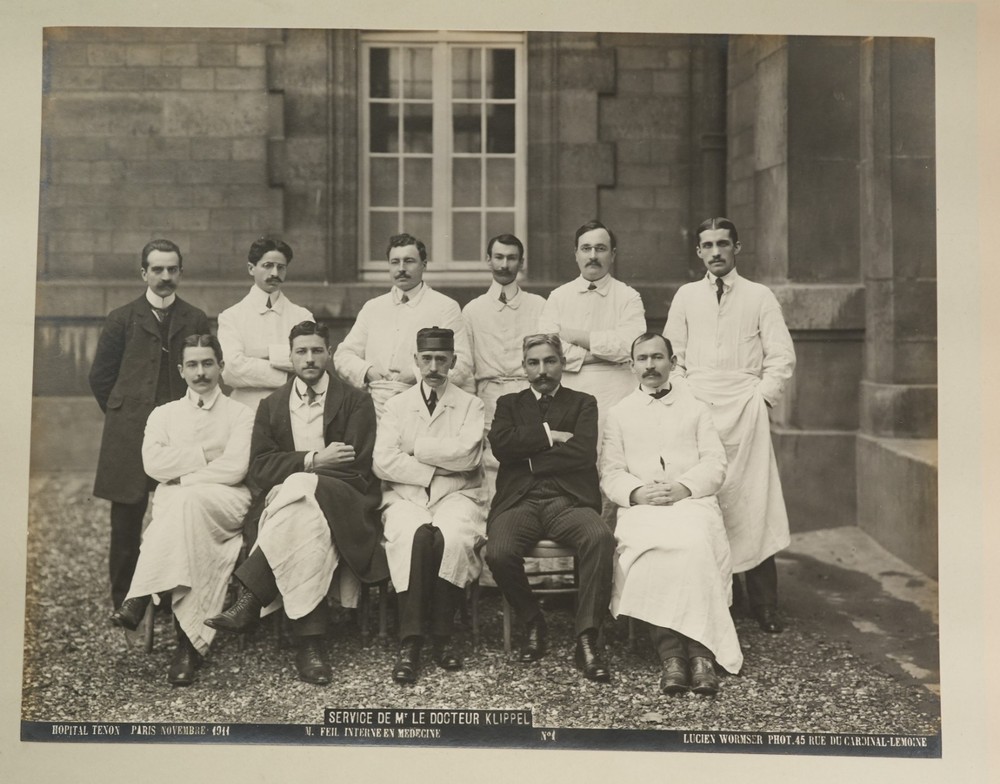 Photo Print Analog France Paris Group Hospital Tenon 1910 22X28Cm