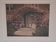 THE COMING OUT OF ROSA Wallace Nutting Hand-Tinted Photograph c. 1910s, CHILD