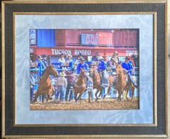 RARE Artist Photographer Catie Moore Signed Photo Filter Framed Art Rodeo 2013