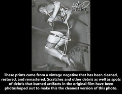Bettie Page «Bondage#1» Print Various Sizes