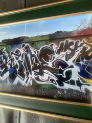 graffiti Art High Gloss Photograph By RIME MSK SIGNED Lmtd @100 Framed!