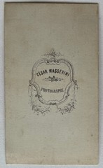 César Masserini Photographe France Italie cdv vintage album ca 1865 Lyon