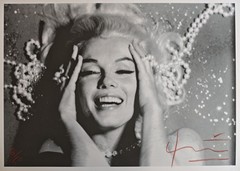 Bert Stern – Marilyn Monroe laughing in pearls – limited & signed